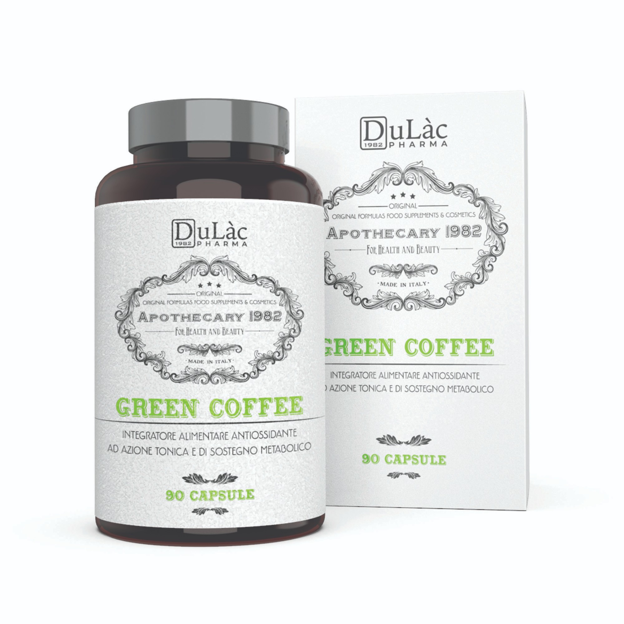 

Apothecary 1982 Green Coffee Dulàc Pharma 90 Compresse